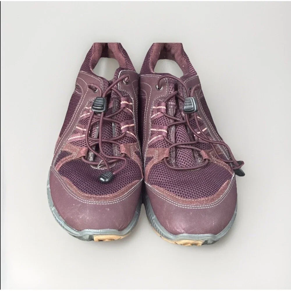 ECCO Terracruise II‎ Goretex Hiking Trail Running Shoes l 11W Burgundy